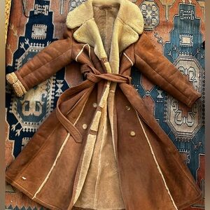 Vintage Shearling Coat - Almost Famous